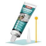 Allisway Transparent silikon badrum, transparent badrumstätning, duschtätning, lämplig för kök, badkar, vattentät, fuktsäker, lätt att rengöra, 100 ml