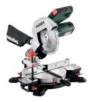 Metabo kap- och geringssåg KS 216 M – 610216000 – Med Precision Cut Line, 216 mm sågblad – 2 m kabellängd