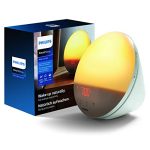 Philips Wake-Up Light - SmartSleep - Vakna på ett naturligt sätt - Soluppgångssimulering - 5 naturliga väckningsljud - 20 inställningar för ljusstyrka - FM-radio - Snooze-funktion- HF3519 / 01